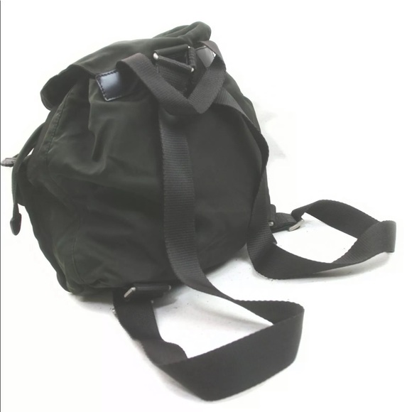 Prada Back Pack Olive Nylon 839637 - Picture 7 of 16